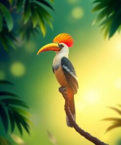 Hornbill Perch Paint Numbers