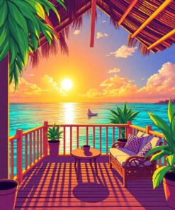 Balcony Retreat Paint Numbers