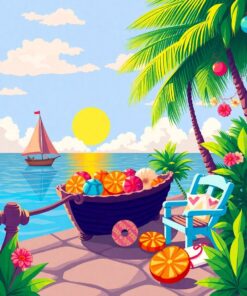 Island Confections Paint Numbers