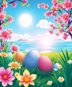 Pastel Eggs Paint Numbers