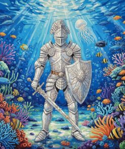Sunlit Knight Coral Reef Paint By Numbers