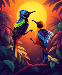 Courtship Dance Paint Numbers