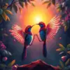 Sunlit Manakin Courtship Dance paint by numbers