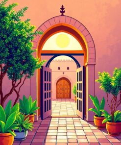 Garden Gate Paint Numbers