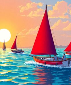 Ocean Regatta Paint Numbers