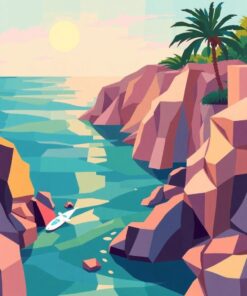 Cubist Shores Paint Numbers