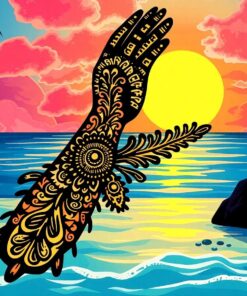 Sunlit Polynesian Arm Ink Paint By Numbers