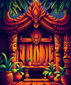 Wood Shrine Paint Numbers