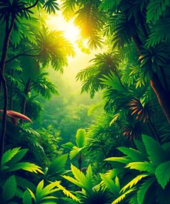 Rainforest Foliage Paint Numbers