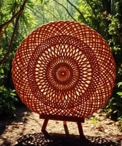 Sunlit Realistic Celtic Rattan Paint By Numbers
