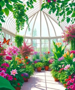 Conservatory Flora Paint Numbers