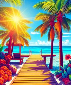 Coral Boardwalk Paint Numbers