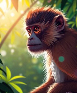 Jungle Monkey Paint Numbers