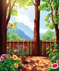 Mahogany Wood Paint Numbers