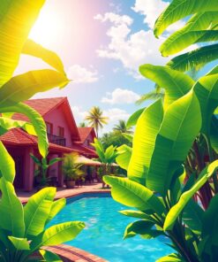 Banana Leaves Paint Numbers