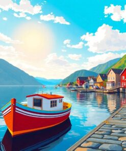 Fjord Boat Paint Numbers