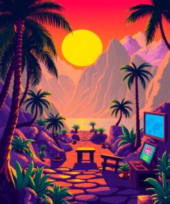 Gaming Oasis Paint Numbers