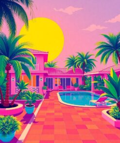 Pink Estate Paint Numbers