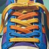 Sunlit Retro Sneaker Laces Paint By Numbers