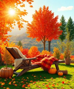 Autumn Lounger Paint Numbers