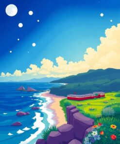 Woodblock Gate Paint Numbers