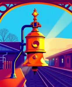 Sunlit Stationmaster Bell Paint By Numbers