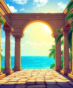 Atlantis Colonnade Paint Numbers