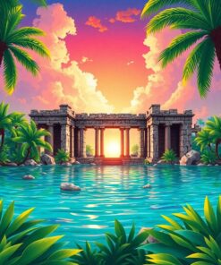 Atlantis Ruins Paint Numbers