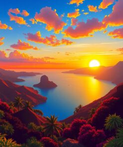 Tropical Caldera Paint Numbers