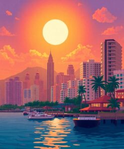 City Shores Paint Numbers