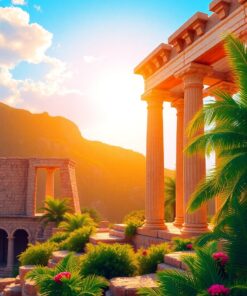 Cliffside Pillars Paint Numbers