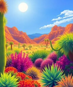 Desert Flora Paint Numbers