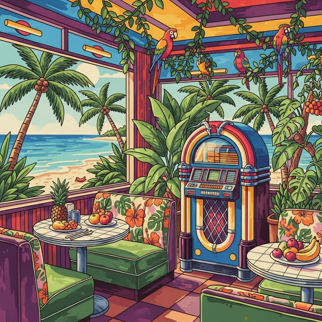 sunlit-tropical-diner-jukebox-paint-by-numbers-kit