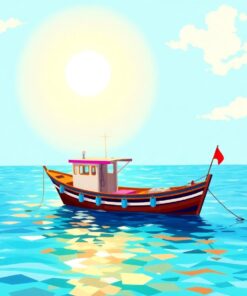 Fishing Caique Paint Numbers