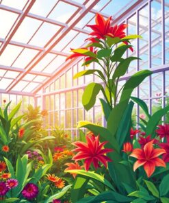 Greenhouse Flora Paint Numbers