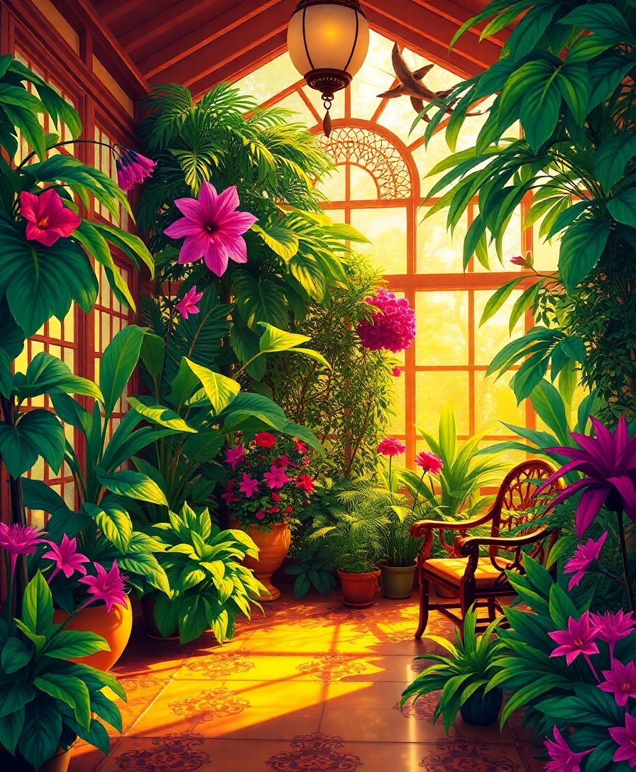 Indoor Garden Paint Numbers Indoor Garden Paint Numbers