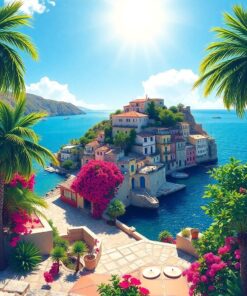 Island Fabric Paint Numbers