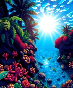 Ocean Floor Paint Numbers