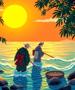 Ocean Gatherers Paint Numbers