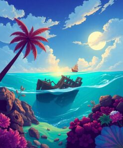 Ocean Wreck Paint Numbers