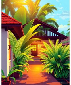 Railway Ferns Paint Numbers