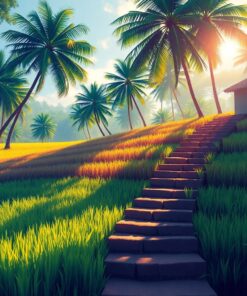 Rice Steps Paint Numbers