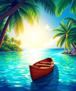 Shore Canoe Paint Numbers