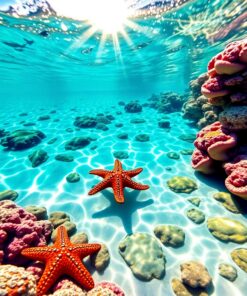 Starfish Shallows Paint Numbers