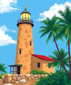 Stucco Tower Paint Numbers