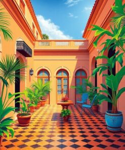 Tile Patio Paint Numbers