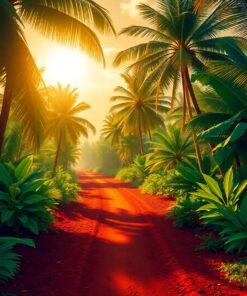 Tropical Tracks Paint Numbers