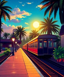 Train Platform Paint Numbers