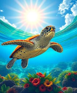 Turtle Realism Paint Numbers