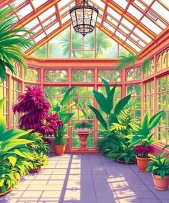 Tropical Oasis Paint Numbers